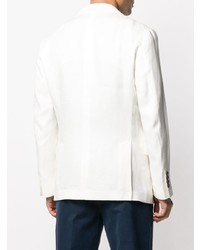 Мужской белый льняной пиджак от Brunello Cucinelli