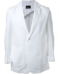 Мужской белый льняной пиджак от Thamanyah