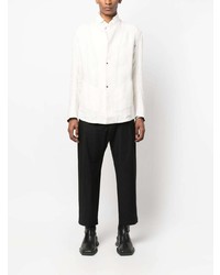 Мужской белый льняной пиджак от Isaac Sellam Experience