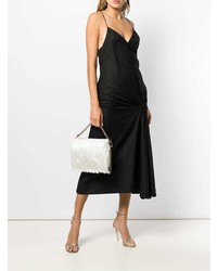 Белый меховой клатч от Jimmy Choo