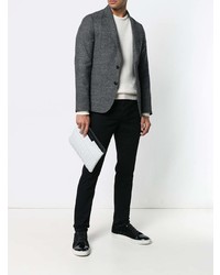 Мужской белый мужской клатч от Jimmy Choo