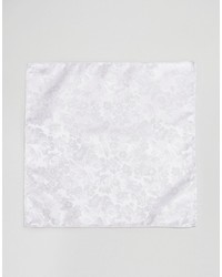 Белый нагрудный платок с цветочным принтом от Asos