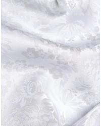 Белый нагрудный платок с цветочным принтом от Asos