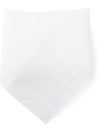 Белый нагрудный платок от Brioni