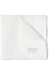 Белый нагрудный платок от Charvet