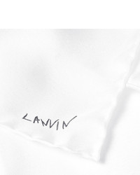 Белый нагрудный платок от Lanvin