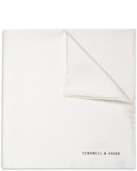 Белый нагрудный платок от Turnbull & Asser
