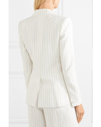 Женский белый пиджак в вертикальную полоску от Rachel Zoe