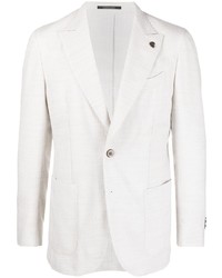 Мужской белый пиджак в вертикальную полоску от Gabriele Pasini