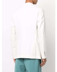 Мужской белый пиджак с "огурцами" от Etro