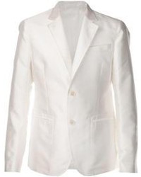 Мужской белый пиджак от Alexander McQueen