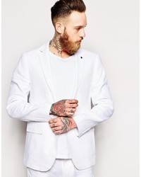 Мужской белый пиджак от Asos