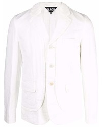 Мужской белый пиджак от Black Comme Des Garçons