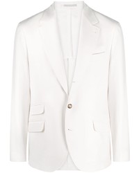 Мужской белый пиджак от Brunello Cucinelli