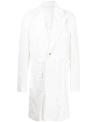 Мужской белый пиджак от Comme Des Garcons Homme Plus