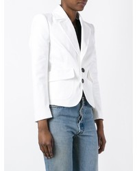 Женский белый пиджак от Dsquared2