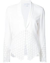 Женский белый пиджак от Diane von Furstenberg