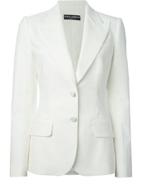 Женский белый пиджак от Dolce & Gabbana