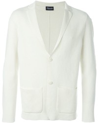 Мужской белый пиджак от Drumohr