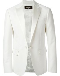 Мужской белый пиджак от DSQUARED2