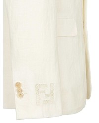 Мужской белый пиджак от Fendi