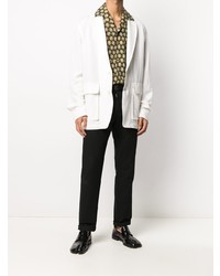 Мужской белый пиджак от Ann Demeulemeester