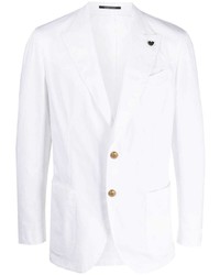 Мужской белый пиджак от Gabriele Pasini