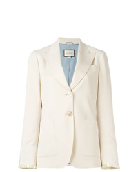 Женский белый пиджак от Gucci