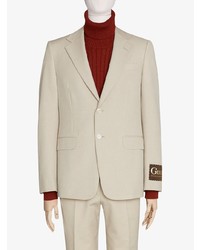 Мужской белый пиджак от Gucci