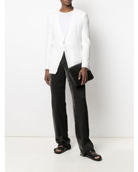 Мужской белый пиджак от Emporio Armani