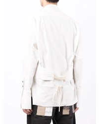 Мужской белый пиджак от Greg Lauren