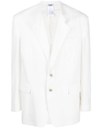 Мужской белый пиджак от Magliano