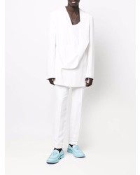 Мужской белый пиджак от Balmain