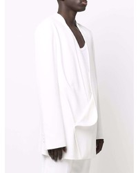 Мужской белый пиджак от Balmain