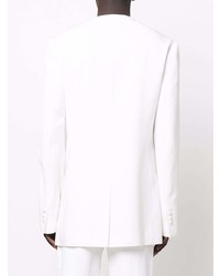 Мужской белый пиджак от Balmain