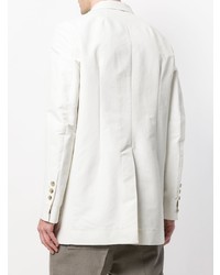 Мужской белый пиджак от Rick Owens