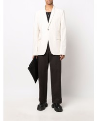 Мужской белый пиджак от Rick Owens