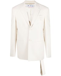 Мужской белый пиджак от Off-White
