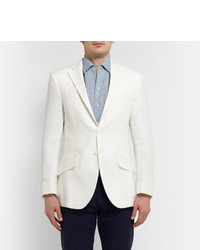 Мужской белый пиджак от Richard James