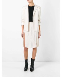 Женский белый пиджак от Krizia Vintage