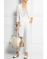 Женский белый пиджак от Lanvin