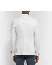 Мужской белый пиджак от Burberry