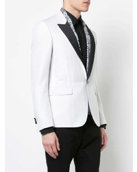 Мужской белый пиджак от Amiri