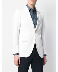 Мужской белый пиджак от Etro