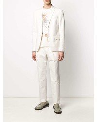 Мужской белый пиджак от Fendi