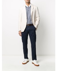 Мужской белый пиджак от Lardini