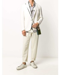 Мужской белый пиджак от Dell'oglio