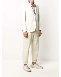 Мужской белый пиджак от Dell'oglio