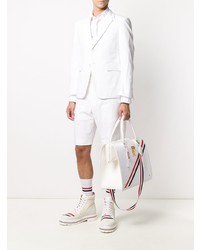 Мужской белый пиджак от Thom Browne