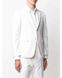 Мужской белый пиджак от Thom Browne